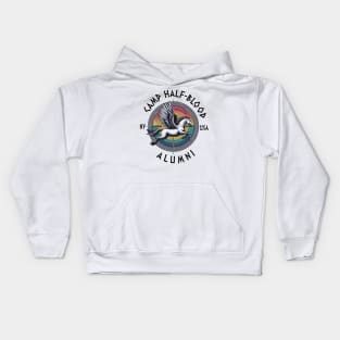 camp half blood - percy jackson - Mythical Winged Horse Kids Hoodie